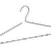 WENKO Aluminum Lux Clothes Hanger, Aluminium, Silver matt, 0.8 x 42 x 19 cm