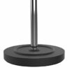 UNILUX Hakea Coat Stand Chrome-Plated Steel and Black Plastic with 12 Round Clothes Hooks and Adjustable Umbrella Stand 176 cm High
