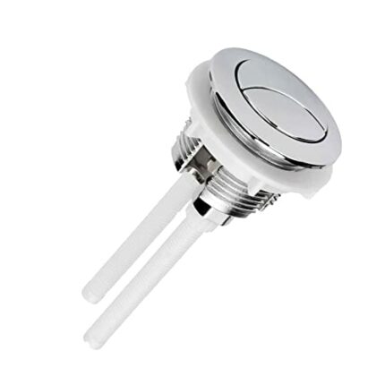 Toilet Flush Buttons 38MM Toilet Push Button Flush Replacement Replacement Dual Double Flush Water Tank Replacement Dual Rod Push Cistern Standar