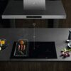 AEG ILB64334CB Built-In Induction Hob, 3000 Series, 60cm, Black, Glass Top, 4 Zone Heating Elements, Touch Control with LED Display, 3000W