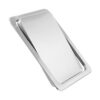 Aywndgdj Stainless Steel Garbage Flap Lid Trash Bin Cover Flush Built-in Balance Swing Flap Garbage Lid for Kitchen Counter Top B