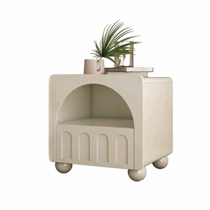 N/A Cream-style French Bedside Table Designer Room Locker Small Bedside Cabinet