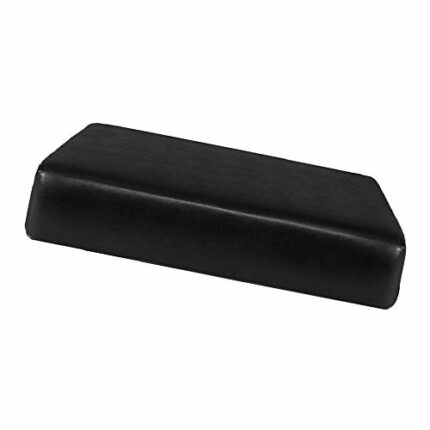 LOVIVER Waterproof PU Leather Jacquard Stretch Sofa Seat Cushion Cover Couch Slipcover Replacement Garden Patio Furniture, Black_1 Seater