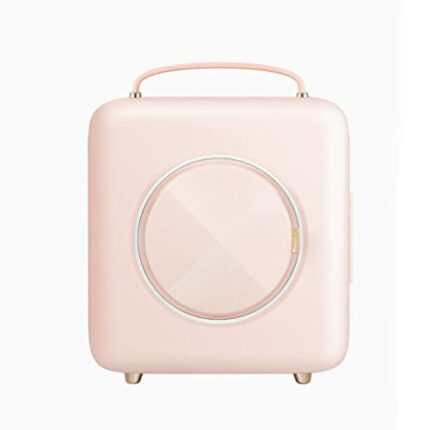 KJHD Cosmetics Skin Care Products Refrigerated Beauty Small Refrigerator Storage Mask Heating Constant Temperature Preservation (Color : Pink, Si