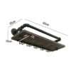 EYLINK Industrial Hanging Wine Rack Wall Mounted Wine Bottle Holder Wine Cabinet Cupboard Wine Storage Shelf Metal and Wood for Bars, Restaurants