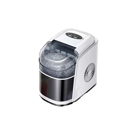 RJJ Ice Maker Automatic Commercial Household Small Milk Tea Shop Student Dormitory Mini Round Ice Cube Maker