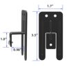 6 PCS Non Slip Mattress Gripper,Anti Slide Mattress Stopper,Mattress Retainer Bar for Adjustable Metal Bed Frames,Keep Mattress from Sliding(0.98