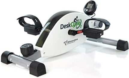 New DeskCycle2, Height Adjustable, Premium Quality Magnetic Resistance. Low Profile, Whisper Quiet, Mini Exercise Bike, Turn any Chair into an In