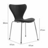 dining chair Kitchen Dining Room Furniture Chairs Dining Chairs Set Of 2 With Metal Legs Velvet Seat And Backrests Kitchen Living Room Lounge Cha