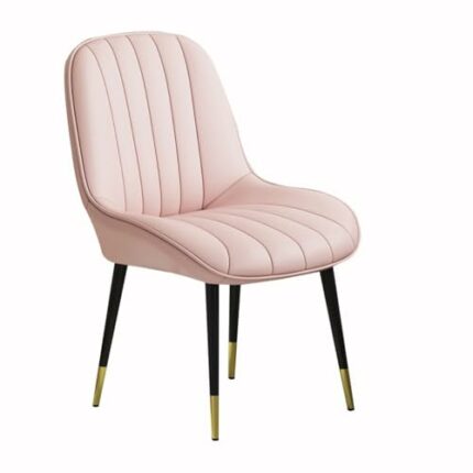 RILOOP Pu Leather Kitchen Dining Chairs Modern Simplicity Bedroom Marriage Room Balcony Sofa Chair Dressing Table Makeup Chair Living Room Chairs