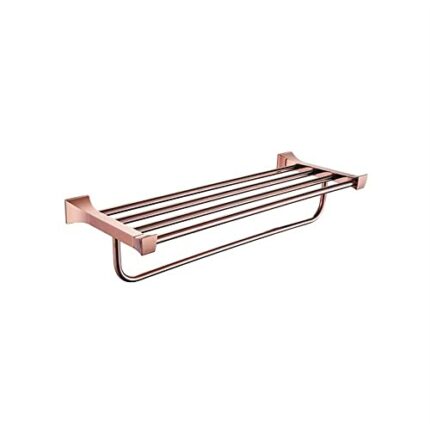 HIGOH Towel Racks,Bathroom Towel Rack Wall Mounted Towel Holder,Wall Mounted Towel Rail Rack Bar Shelf,Bathroom Accessories