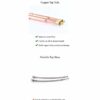Wärmer System M10 x 15mm Copper Tap Tails for Monobloc, Basin and Sink Mixers,Tap Tails Connector for Mixer Taps,Flexible Tap Tails Replacement