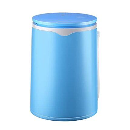 HDDFG Temperature Semi-automatic Underwear Household Single Barrel Tank Mini Washing Machine (Color : Blue, Size