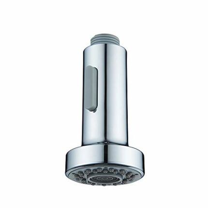 Heable Replacement Kitchen Tap Pull Out Spray Shower Head 2 Function Universal G 1/2-inch Chrome Finish