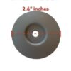 Elliptical Axle Cover 244070 - Replacement for Various NordicTrack, ProFrom, Gold's Gym, FreeMotion, & HealthRider Ellipticals (Exact Models List