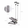 DHT Dynamic Health Tech,Stair Stepper with Resistance Band and Calories Count, Mini Stepper for Exercise，Health & Fitness Exercise Stepping Machi