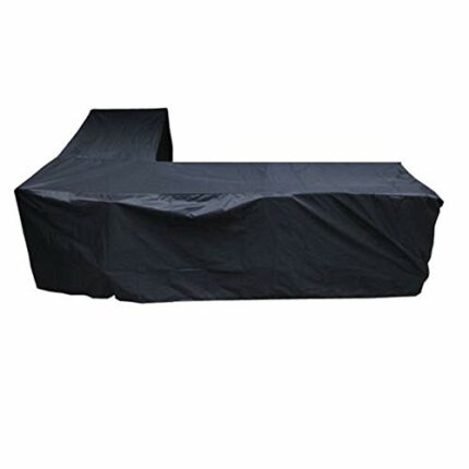 AYGANG 210D Waterproof L Shape Large Size XL Indoor Outdoor Sofa Cover 3Mx3M Rattan Patio Garden Furniture Protective Cover Dust Covers garden fu