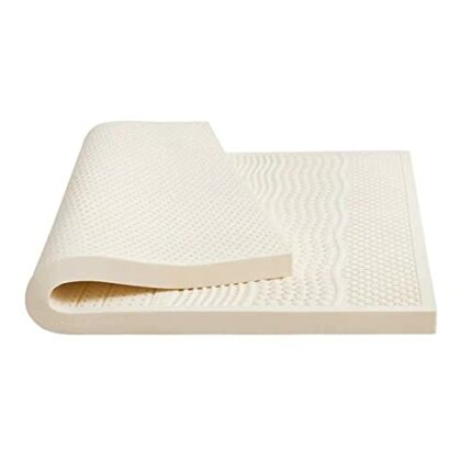 Pure Green 100% Natural Latex Mattress Topper -Medium Firmness Firm,Soft - 2 Inch Queen Size,7.5cm,180×200cm