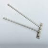 Towel Rack, Without Punching, Movable 108 ° Rotating Towel Bar, Bathroom Kitchen Towel Rack, Double Towel Bar for Bathroom