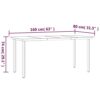vidaXL Garden Dining Set 7 Piece, Table and Chair for Patio Terrace, Outdoor Dining Set with Table, Lounge Set, Black Steel and Textilene