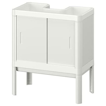 Ikea LILLTJÄRN wash-basin base cabinet w 2 doors, 44x50x25 cm, white