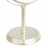 Amazon Basics Round Dressing Table Mirror, Tabletop Mount - 1X/5X Magnification, 7.2x4.92x11.81 Inch, Gold