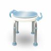 Bath Stools,Shower Stool Adjustable Height Old Bath Chair Pregnant Women Non-Slip Aluminum Alloy Anti-Skid Bath Stool with Swivel Swivel Chair