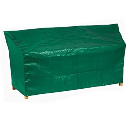 SUL Heavy Duty 1.2m Waterproof Outdoor Garden Bench Cover with Corner Eyelets Securing Ropes, Windproof Patio Furniture Cover, Anti-UV, Tear Resi