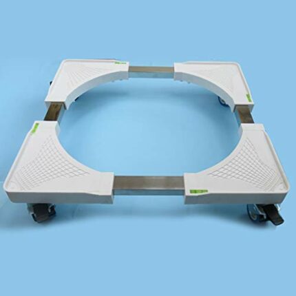 JHDFH With Double Wheel 400kg Fridge Stand Holder Bracket Washing Machine Mount Movable Cart