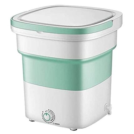 Mini Washing Machine,portable Washing Machine With Handle, Ozone Disinfection, Ultrasonic Cleaning Machine, Sm(mini washing machine) (Green)