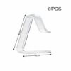 Yidootwo 8Pcs Tablecloth Clips Plastic Table Cloth Holders Outdoor Tablecloth Clamps Table Cover Clips for Home Garden Wedding Party(Clear)