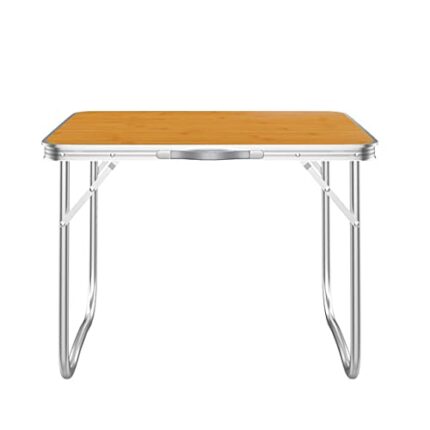 SA Products Utility - Portable Foldable Table for Camping, Party & Picnic - Lightweight Small Folding Sturdy Outdoor Patio Furniture with Alumini