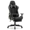 IntimaTe WM Heart Gaming Chair Ergonomic Office Chair, Recliner Computer Desk Chair with Footrest, Lumbar Support and Headrest, High Back Racing