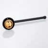 Black Short Towel Bar Brass Roll Holder Towel Rack Bronze Kitchen Wall-Mounted Hardware Pendant Towel Shelf for Bathroom Kitchen Toilet