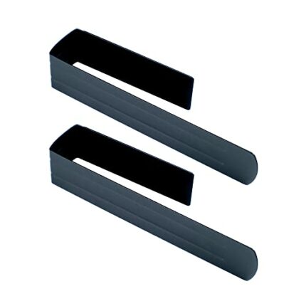 Hand Towel Holder Self Adhesive Towel Rail for Bathroom,SUS304,10 years warranty not fall off,Complimentary extra spare double-sided tape (Black,