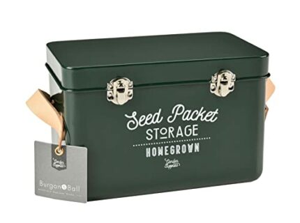 Burgon & Ball Storage Tin, Metal, Frog Green, Medium