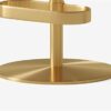 ADEADE Velvet Swivel Adjustable Heigh Bar Stools Set of 2 Kitchen Island Heigh Bar Chairs with Backs Counter Height Bar Stools Gold Legs Round Up