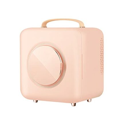 Mini Fridge, Cosmetic Refrigerator, Portable Compact Refrigerator, 9L Cooler And Warmer Personal Fridge, Suitable for All Cosmetic Storage