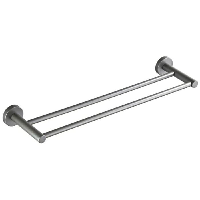 HIGOH Towel Racks, Towel Rail for Bathroom,Double Square Towel Bar,Towel Hanger,Wall Mounted Hand Towel Holder Towel Holder,House Decoration Hote