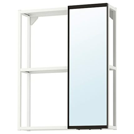 Ikea ENHET mirror cabinet, 60x17x75 cm, white