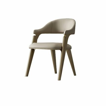WALNUT Dining Chairs Armrest Comfortable Dressing Table Chair Soft Backrest Furniture Living Room Furniture