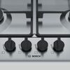 Bosch PGP6B5B60 Gas hob, 60 cm, Stainless steel, Serie 4, Built in