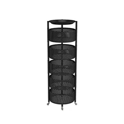 THYKL Trolley Kitchen Storage Rack Trolley Rack for Vegetables and Fruits (Color : D, Size : 98cm*29cm)