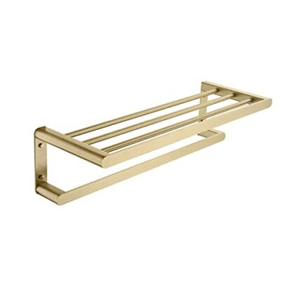 HIGOH Towel Racks, Bathroom Towel Rack Wall Mounted Towel Holder, Brushed Bathroom Accessories Hardware,Towel Holder,Towel Bar,Towel Rack