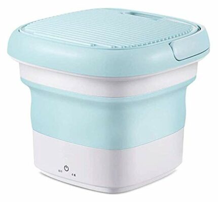 Portable Washing Machine Touch Screen Control Mini Foldable Storage Water Saving 0.8Kg Laundry Energy And For (mini washing machine) (Green)