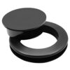 Umbrella Hole Ring Set, 1 Set Table Insert Parasol Hole Ring Plug & Cap, Umbrella Thicker Hole Ring Plug Set for Garden Deck (1.85in)