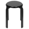 Wakects Stacking Stools, Backless Stackable Dining Stools Modern Design Smooth Round Corner Breakfast Seating Stool with Non-Slip Mat for Home Ki