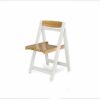 XJWWW-URG 2-Chair Dining Folding Butterfly Wooden Solid Wood Kitchen Furniture Natural Solid XJWWW-URG