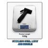 Black Small Compact Bidet Douche shattaf Sprayer with Black Hose 1.5 m Cloth Diaper Sprayer Bathroom Handheld Bidet Toilet Stainless Steel Tap Sp