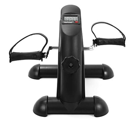 N/A Mini Pedal Stepper Exercise Machine LCD Display Indoor Cycling Bike Stepper Treadmill Ttraining Apparatus for Home Office Gym
